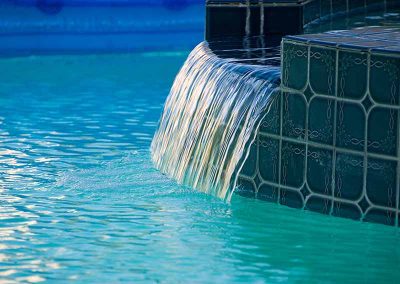 Cascade et jeux d'eau